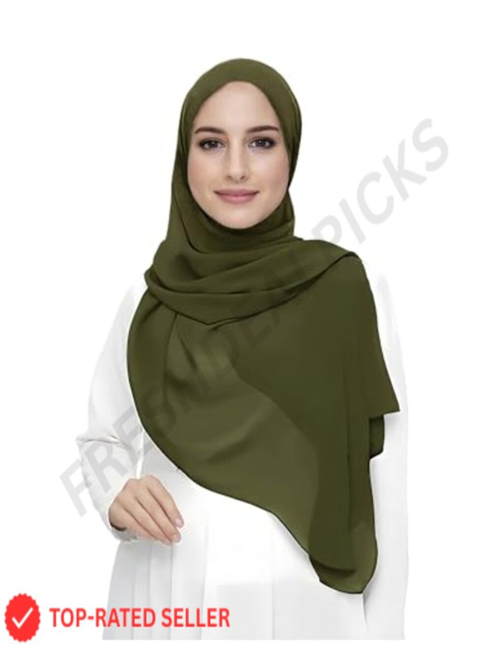 Premium Chiffon Hijab Head Scarf Shawl Wrap Lightweight Women